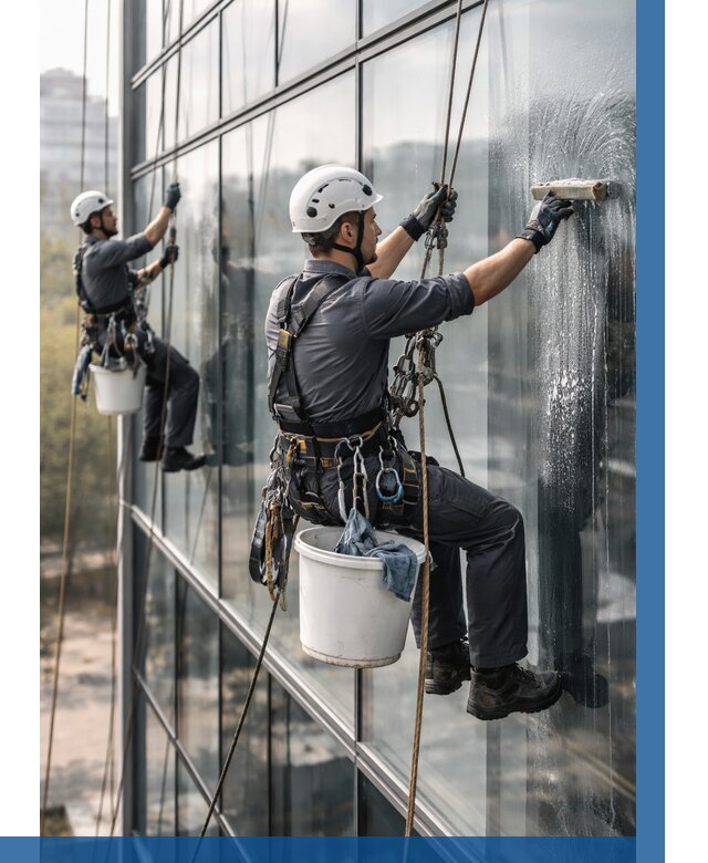 Мойка сплошного остекления в Барабинске, заказать от 305 р.| ВЫСОТНИК-Ббн