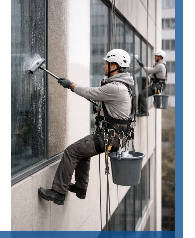 Мойка фасадов зданий в Барабинске под ключ от 355 р. | ВЫСОТНИК-Ббн