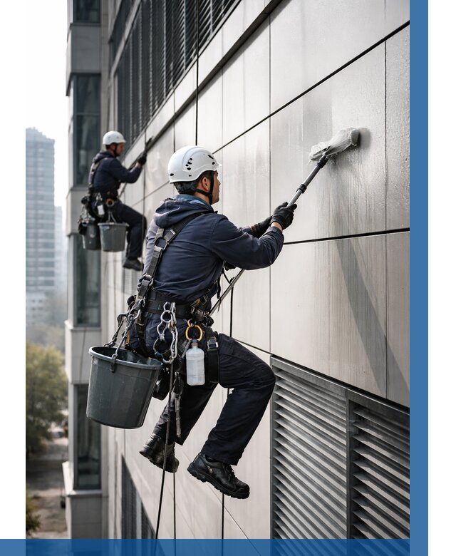 Мойка вентилируемого фасада в Барабинске от 254 р. | ВЫСОТНИК-Ббн