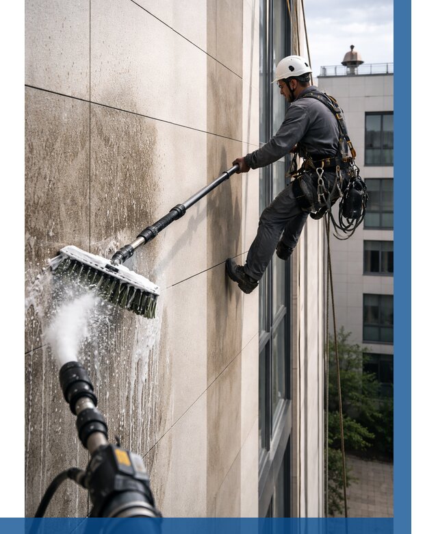 Мойка фасада из керамогранита в Барабинске от 305 р. | ВЫСОТНИК-Ббн