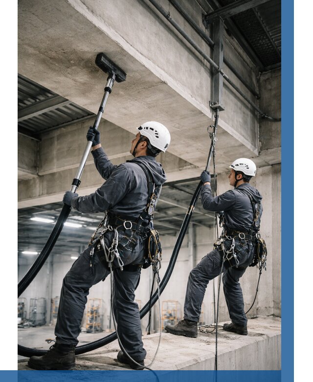 Обеспыливание потолочных конструкций в Барабинске от 254 р. |ВЫСОТНИК-Ббн