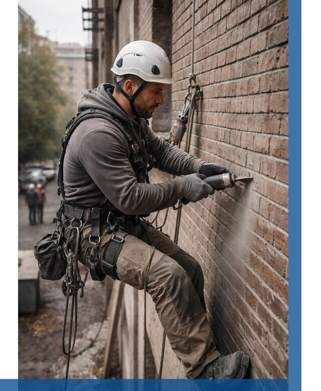 Расшивка кирпичных швов в Барабинске от 609 р. | ВЫСОТНИК-Ббн