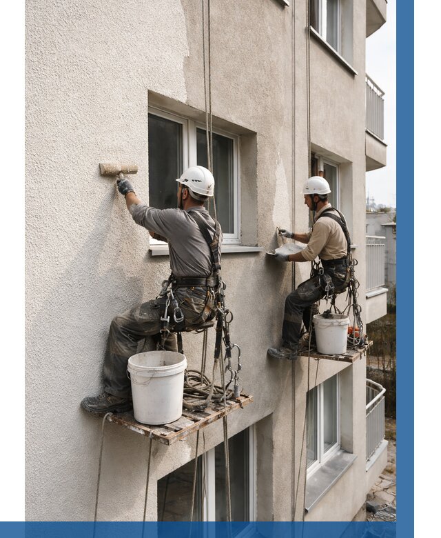 Нанесение короеда на фасад в Барабинске от 457 р. | ВЫСОТНИК-Ббн