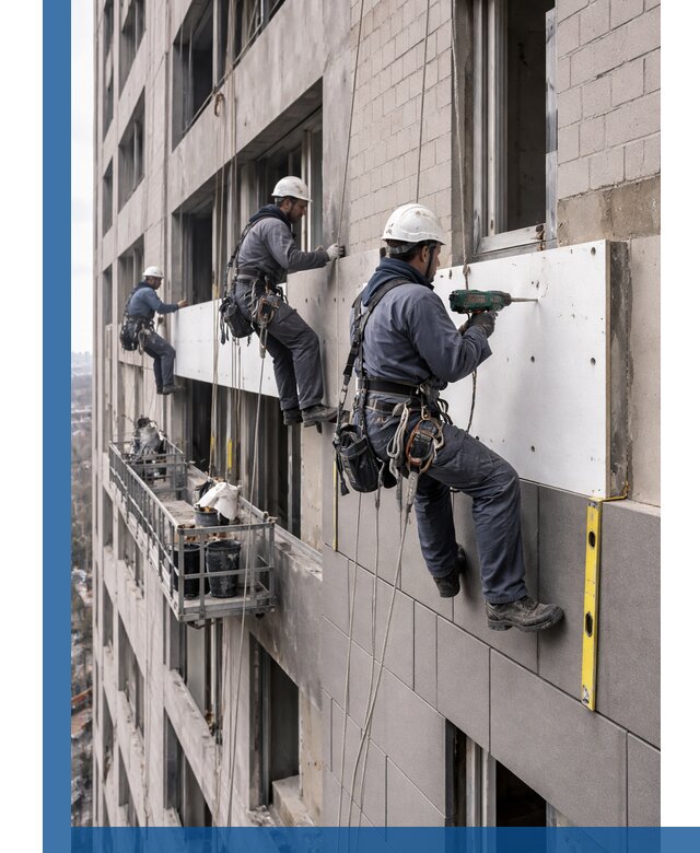 Монтаж фасадных термопанелей высокого качества в Барабинске