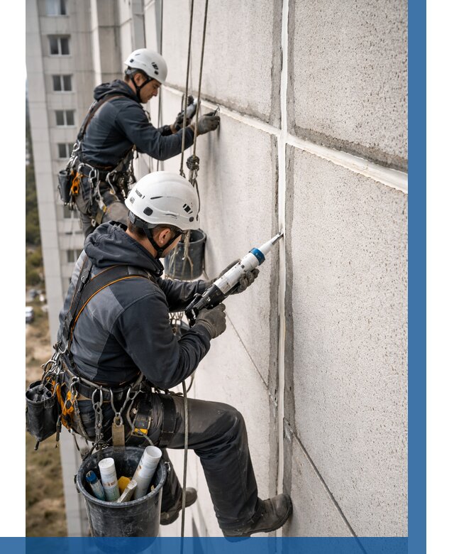 Герметизация межпанельных швов в Барабинске от 711 р. | ВЫСОТНИК-Ббн