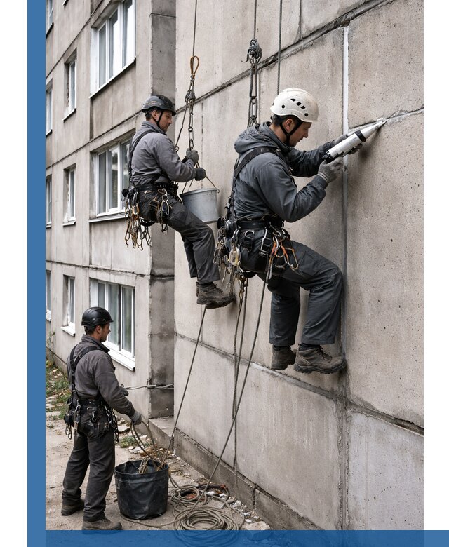 Герметизация межпанельных швов в Барабинске с гарантией герметичности
