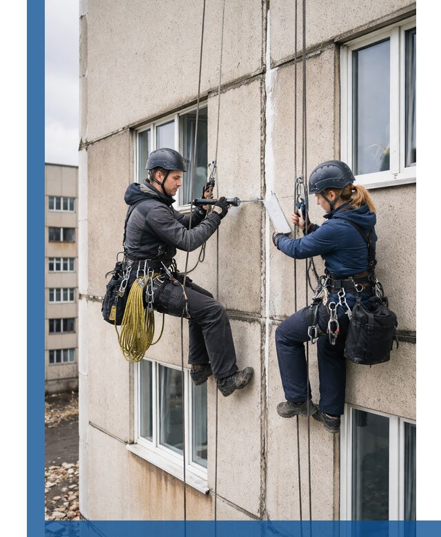 Герметизация межпанельных швов тёплым швом в Барабинске