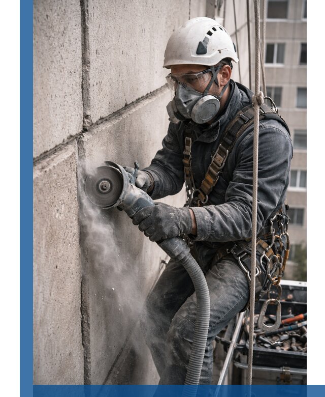 Штробление межпанельных швов в Барабинске качественно и быстро