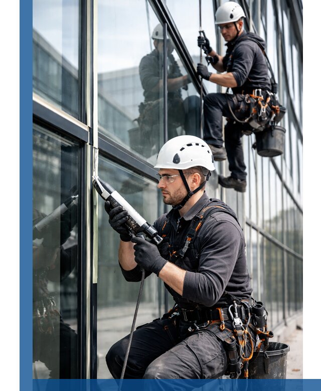 Герметизация витражных швов в Барабинске для зданий и фасадов