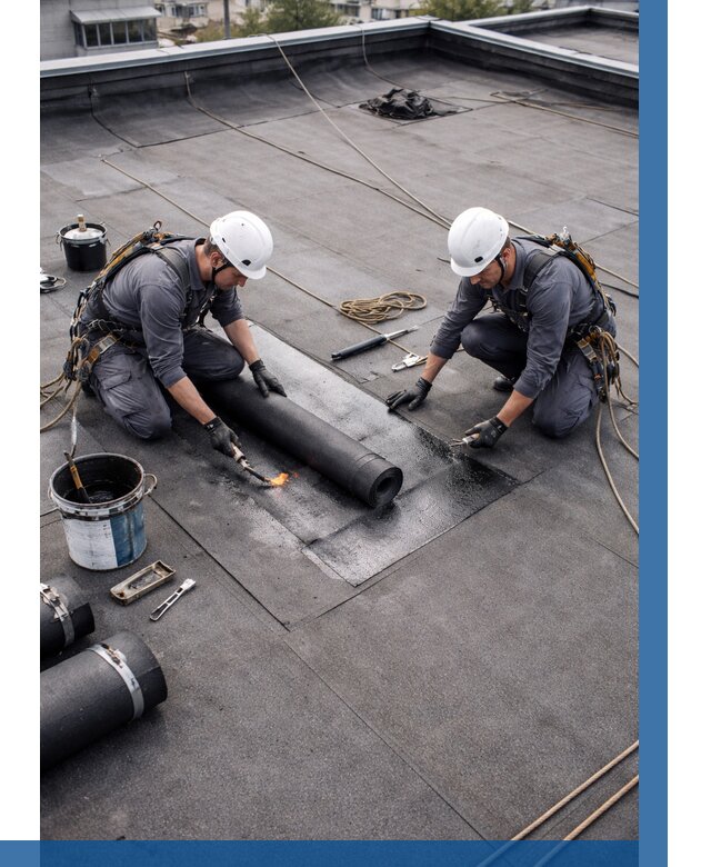 Ремонт мягкой кровли под ключ в Барабинске от 711 р. | ВЫСОТНИК-Ббн