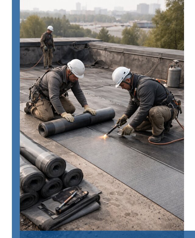 Монтаж мягкой кровли в Барабинске профессионально и надежно