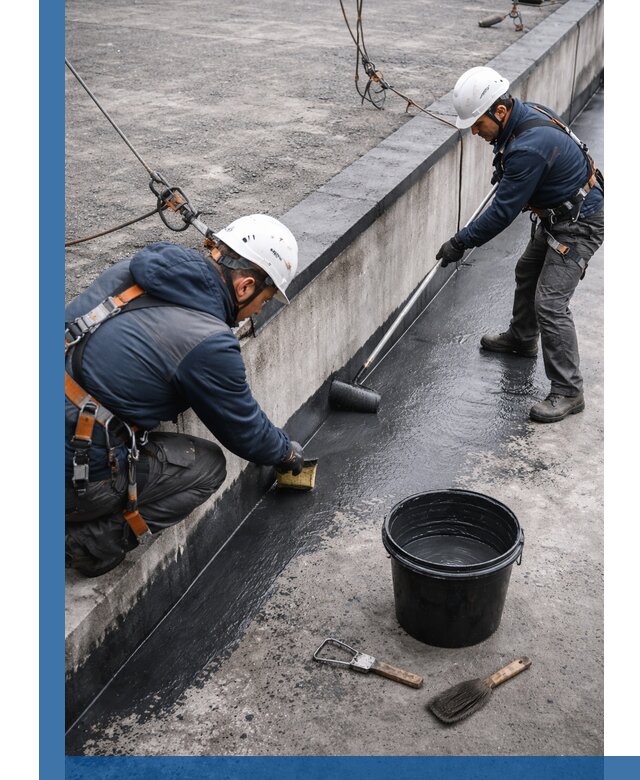 Гидроизоляция кровли жидкой резиной профессионально в Барабинске