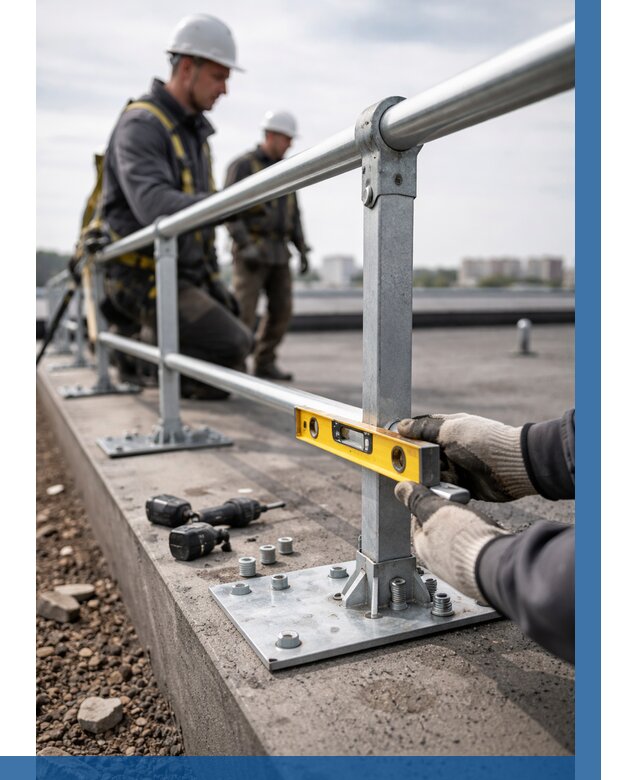 Монтаж кровельного ограждения в Барабинске от 1219 р. | ВЫСОТНИК-Ббн