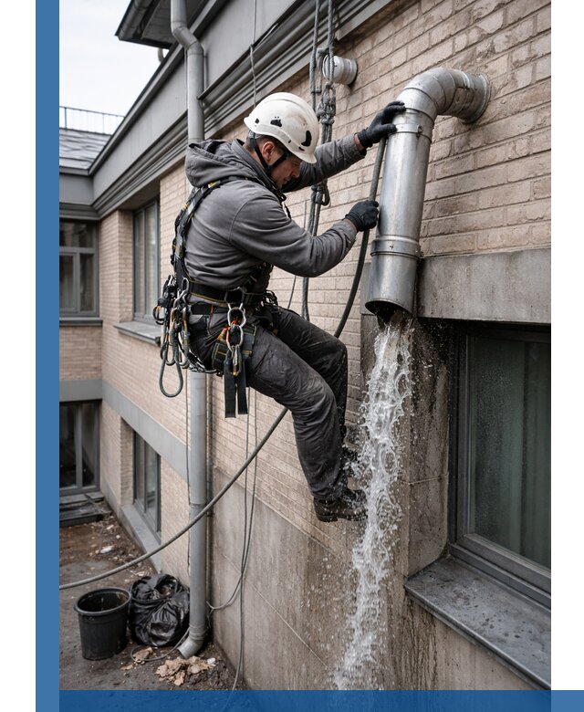 Профессиональная прочистка водосточных труб в Барабинске с гарантией