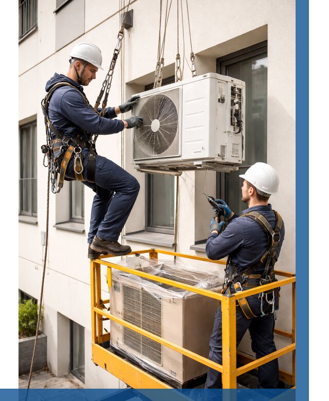 Демонтаж внешнего блока кондиционера в Барабинске от 3555 р. | ВЫСОТНИК-Ббн