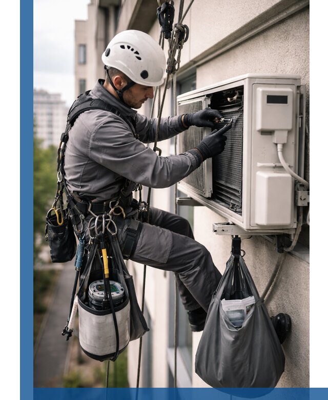 Обслуживание внешнего блока кондиционера в Барабинске профессионально