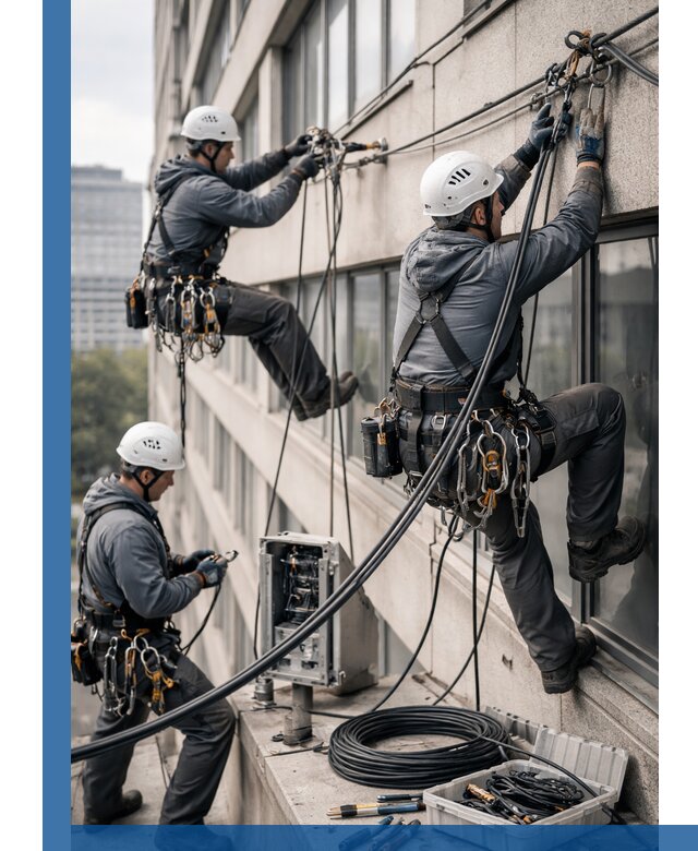 Прокладка оптоволоконного кабеля в Барабинске под ключ с тестированием