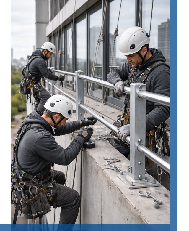 Монтаж ограждений на высоте в Барабинске, от 1219 р. | ВЫСОТНИК-Ббн