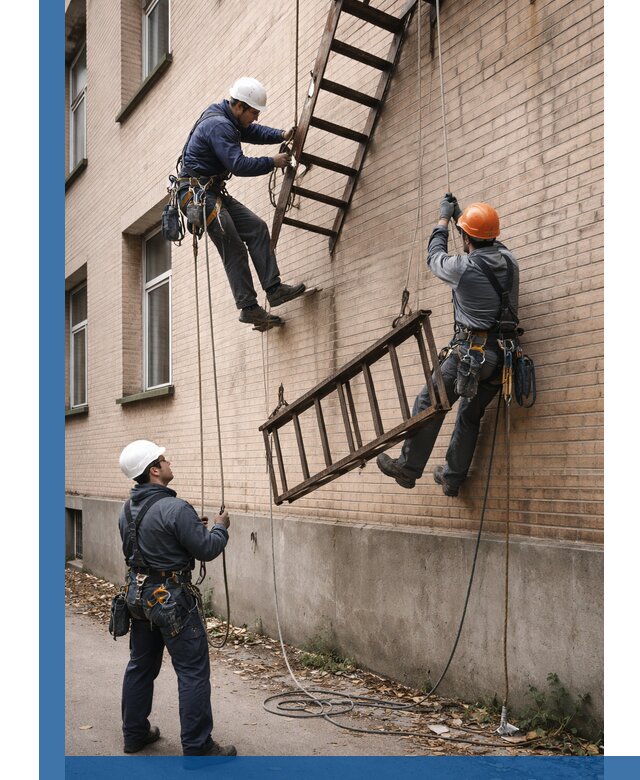 Демонтаж пожарной лестницы в Барабинске быстро и безопасно