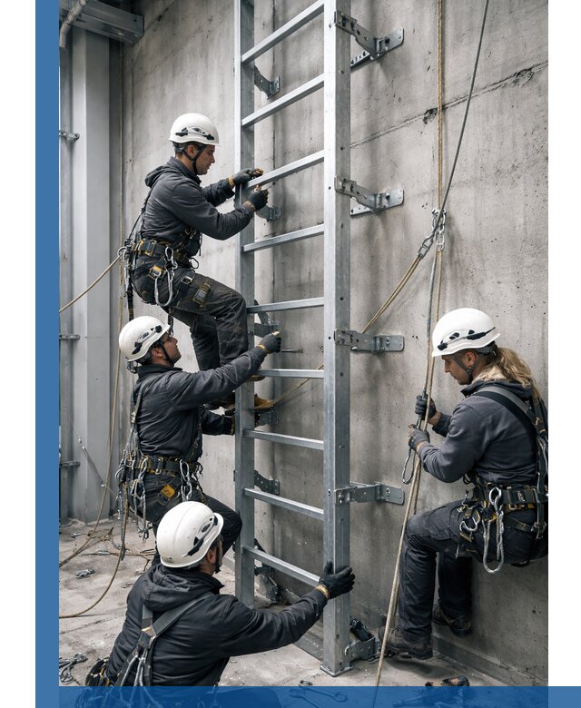 Монтаж металлических лестниц в Барабинске под ключ со гарантией