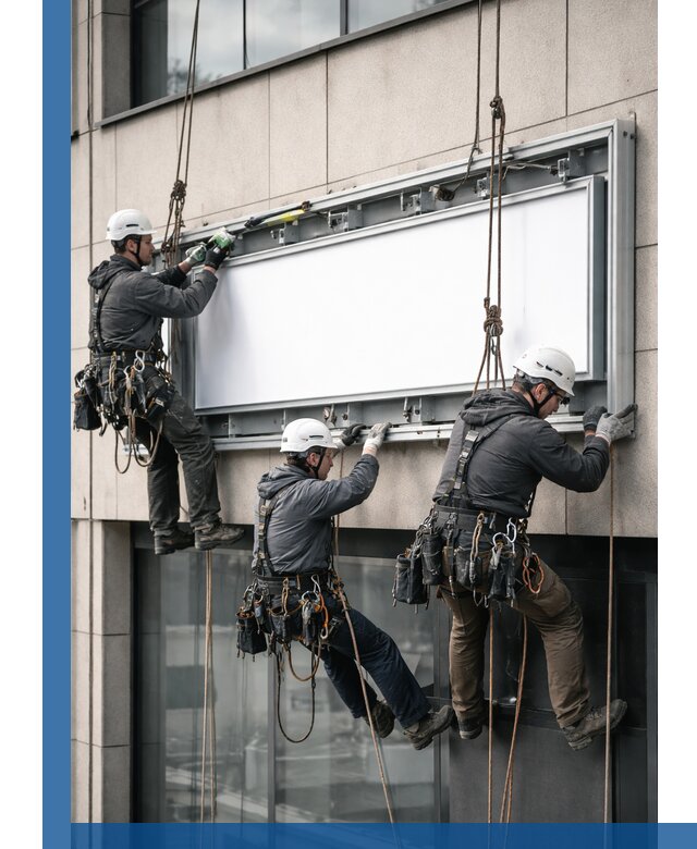 Профессиональный монтаж светового короба под ключ в Барабинске