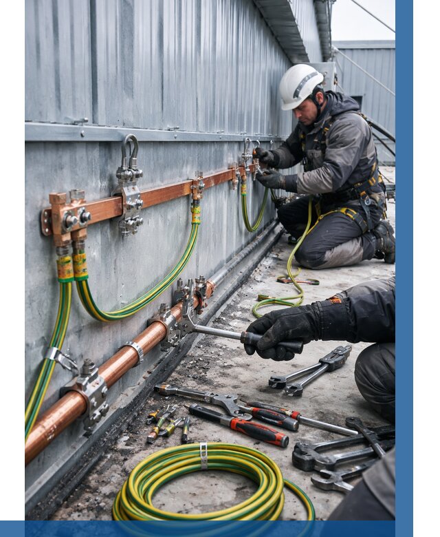 Монтаж заземления здания в Барабинске от 25393 р. | ВЫСОТНИК-Ббн