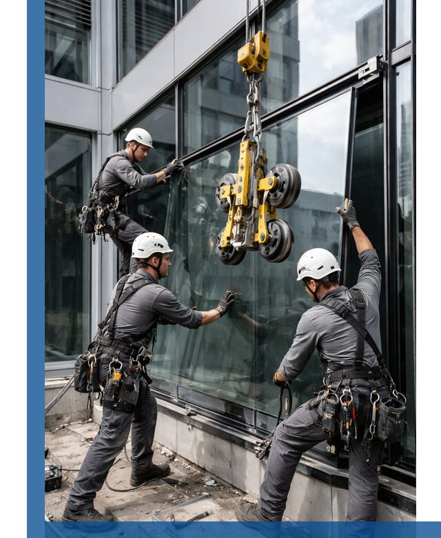 Структурное остекление фасадов в Барабинске монтаж и обслуживание