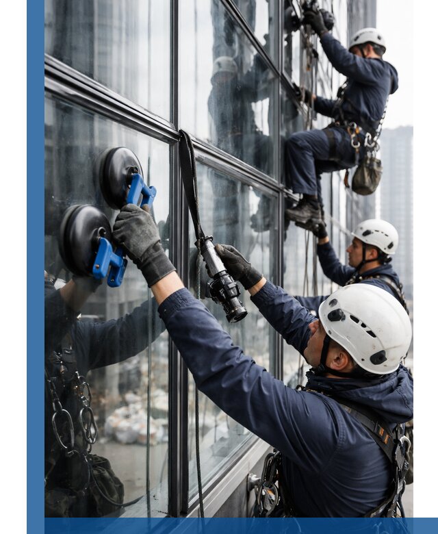 Радиусное остекление фасадов под ключ в Барабинске с гарантиями