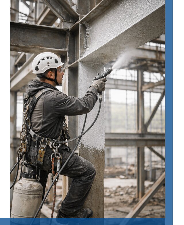 Огнезащита металлоконструкций от 762 р. | ВЫСОТНИК-Ббн в Барабинске