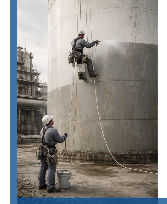 Покраска стальных резервуаров и емкостей в Барабинске профессионально