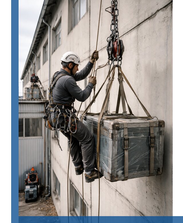 Подъем грузов на высоту в Барабинске для промышленных объектов