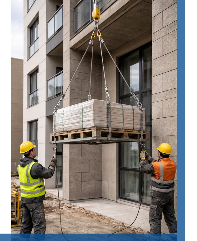 Подъем керамогранита на этаж в Барабинске от 3555 р. | ВЫСОТНИК-Ббн