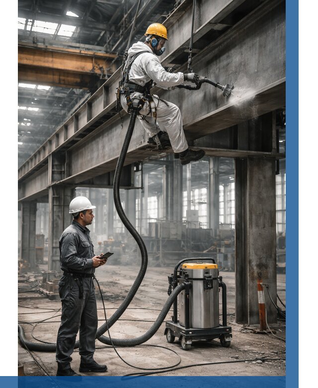 Обеспыливание конструкций в цехе в Барабинске от 4266 р. | ВЫСОТНИК-Ббн