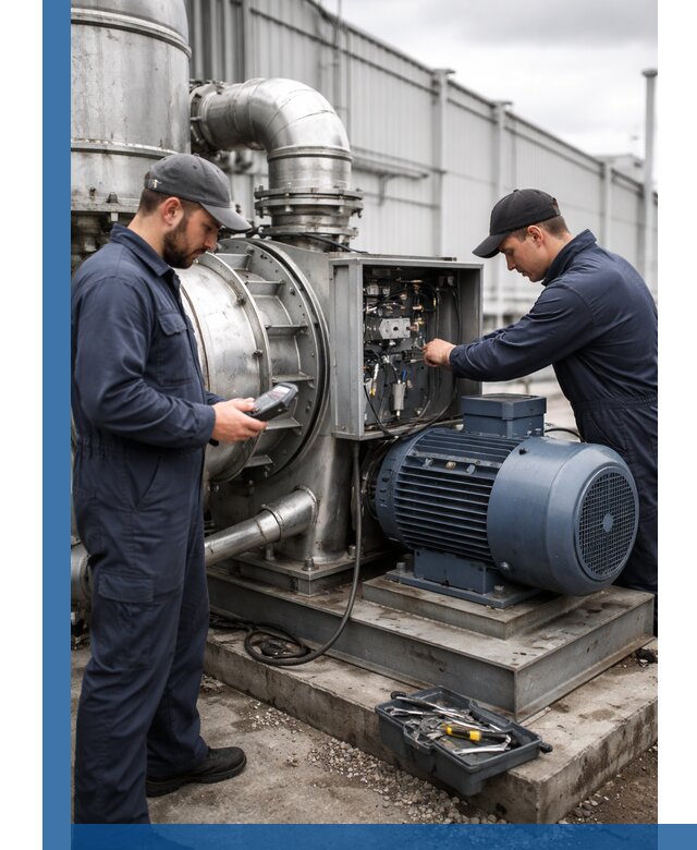 Техническое обслуживание промышленного оборудования в Барабинске