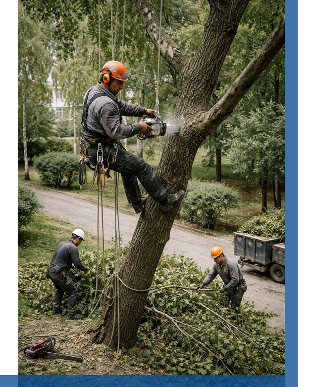 Кронирование деревьев в Барабинске от 6602 р. | ВЫСОТНИК-Ббн