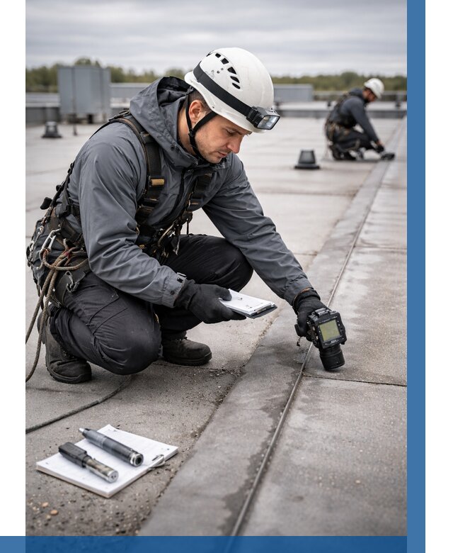 Обследование кровли на протечки в Барабинске от 4571 р. | ВЫСОТНИК-Ббн