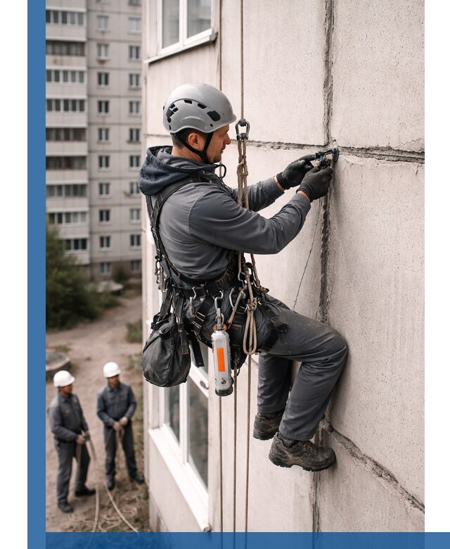 Обследование межпанельных швов и герметизация в Барабинске