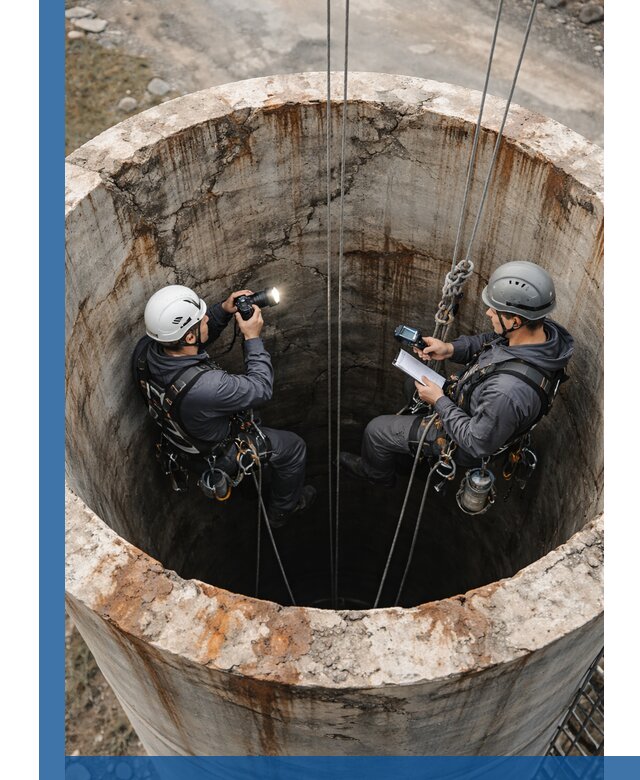 Обследование дымовой трубы: диагностика и оценка состояния в Барабинске