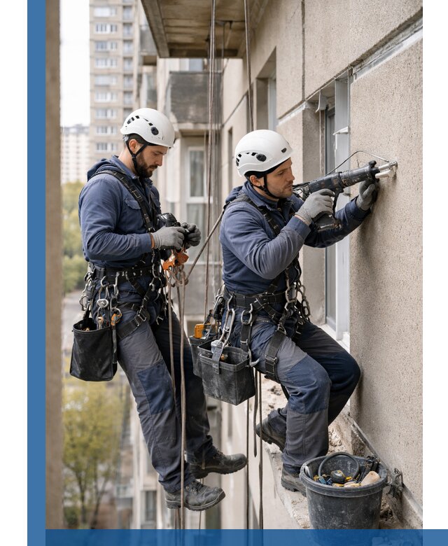 Промышленные альпинисты высотные работы и монтаж в Барабинске